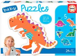 EDUCA 5 CASSE-TÊTES BÉBÉ  PROGRESSIFS - DINOSAURES